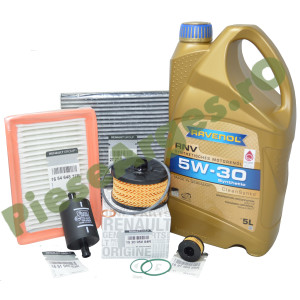 Pachet Revizie LOGAN 3, SANDERO 3, JOGGER, Motor 1.0TCe ECO-G 100, Cu RAVENOL RN17 5w30 si Fitre Renault C.A. 1111114-005-01-999 Pachet Revizie LOGAN 3, SANDERO 3, JOGGER, Motor 1.0TCe ECO-G 100, Cu RAVENOL RN17 5w30 si Fitre Renault C.A. 1111114-005-01-999