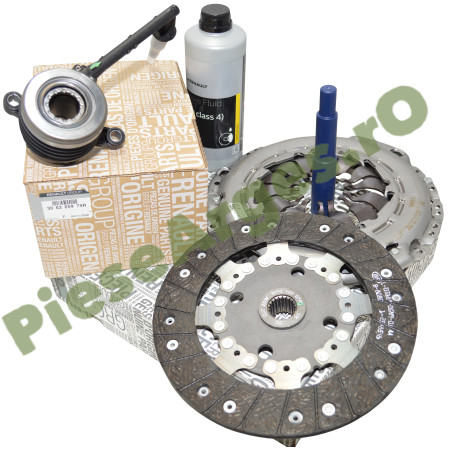 Kit Ambreiaj, Rulment Hidraulic Si Lichid Pentru DUSTER 2, DUSTER 1 1.5dCi Euro 6-5, 4x4, Original Renault 302057505R + 306205974R