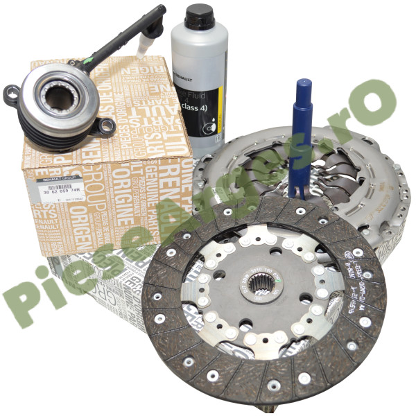 Kit Ambreiaj, Rulment Hidraulic Si Lichid Pentru DUSTER 2, DUSTER 1 1.5dCi Euro 6-5, 4x4, Original Renault 302057505R + 306205974R