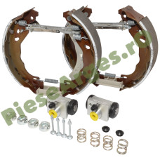 Pachet Saboți + Cilindri + Pârghii Reglaj + Arcuri, Sistem Franare BOSCH 8" LOGAN 2, SANDERO 2, Original Renault 440A05169R