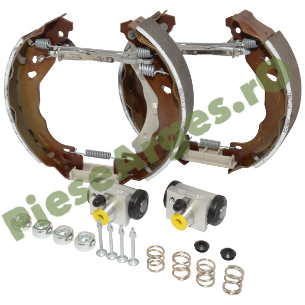 Pachet Saboți + Cilindri + Pârghii Reglaj + Arcuri, Sistem Franare BOSCH 8" LOGAN 2, SANDERO 2, Original Renault 440A05169R