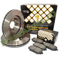 Pachet Discuri si Placute Frana LOGAN 3, SANDERO 3, JOGGER, Premiere Classe FDF.422+FPF.580