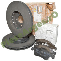 Pachet Placute si Discuri Frana DOKKER EXPRESS (VAN), LODGY 1.5dCi, Originale Renault 402068053R + 410A12582R (410605961R)