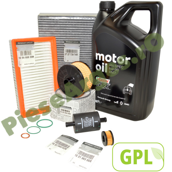 Pachet Revizie DUSTER 2 ECO-G 100, Motor 1.0TCe Cu GPL Original Renault Pachet Revizie DUSTER 2 ECO-G 100, Motor 1.0TCe Cu GPL Original Renault