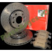 Pachet Placute Frana Ceramice si Discuri Frana PERFORATE, DUSTER 3, DUSTER 2, DUSTER, MEGANE 3, BREMBO XTRA LINE 09.A727.1X + P68050X