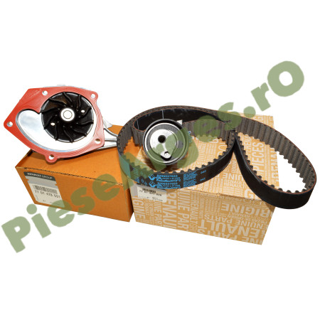 Kit Distributie Si Pompa Apa 1.5dCi EURO 4, EURO 3, LOGAN 1, SANDERO 1, MEGANE Originale Renault 7701477028 | 7701478031 (210104393R)