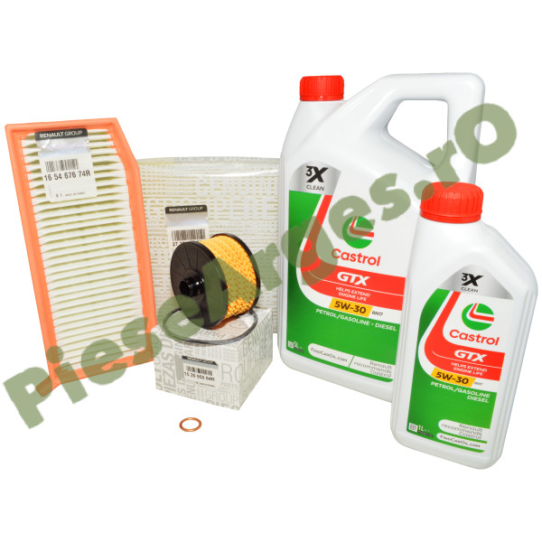 Pachet Revizie DUSTER 2 1.3TCe, DOKKER 1.3TCE, Filtre Originale Renault Si Ulei CASTROL 5w30 RN17 Pachet Revizie DUSTER 2 1.3TCe, DOKKER 1.3TCE, Filtre Originale Renault Si Ulei CASTROL 5w30 RN17