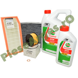 Pachet Revizie Ulei si Filtre DUSTER 2 1.3TCe, DOKKER 1.3TCe, Filtre Originale Renault Si Ulei CASTROL 5w30 RN17 C.A. Pachet Revizie Ulei si Filtre DUSTER 2 1.3TCe, DOKKER 1.3TCe, Filtre Originale Renault Si Ulei CASTROL 5w30 RN17 C.A.
