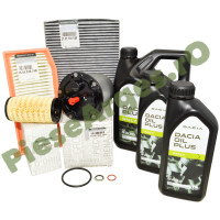 Pachet Revizie Ulei si Filtre 1.5 dCi EURO 6+ AdBlue®, LOGAN 2, DUSTER 2, Original DACIA OIL PLUS RN17 Pachet Revizie Ulei si Filtre 1.5 dCi EURO 6+ AdBlue®, LOGAN 2, DUSTER 2, Original DACIA OIL PLUS RN17