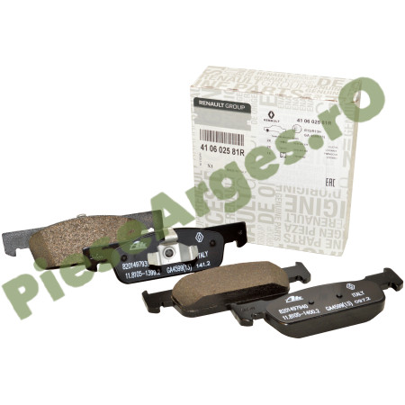Set Placute Frana LOGAN 2, 1.0SCe, 0.9TCe, 1.2-16Valve, 1.5dCi, Originale Renault 410602581R