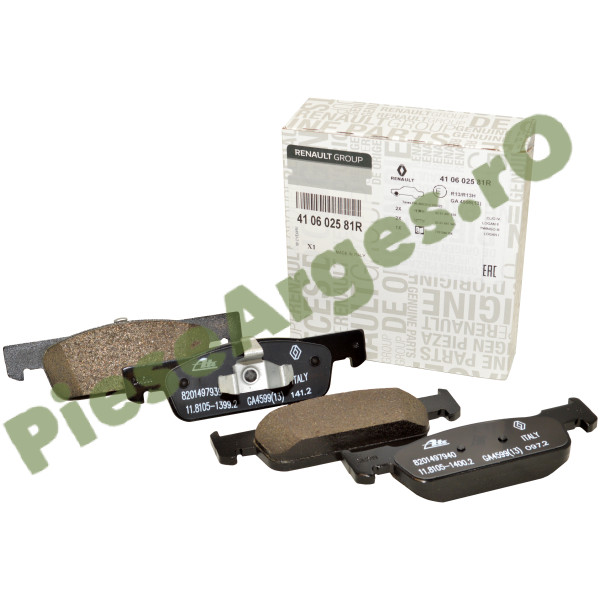 Set Placute Frana LOGAN 2, 1.0SCe, 0.9TCe, 1.2-16Valve, 1.5dCi, Originale Renault 410602581R