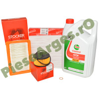 KIT Revizie LOGAN 3, SANDERO 3, JOGGER, 1.0TCe, CASTROL RN17 Si Filtre After-Market STOCKER KIT Revizie LOGAN 3, SANDERO 3, JOGGER, 1.0TCe, CASTROL RN17 Si Filtre After-Market STOCKER
