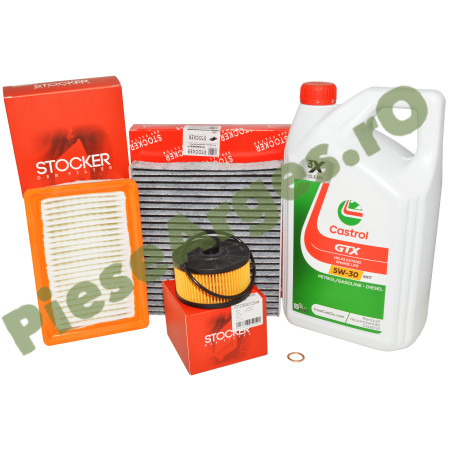 KIT Revizie LOGAN 3, SANDERO 3, JOGGER, 1.0TCe, CASTROL RN17 Si Filtre After-Market STOCKER, C.A. KIT Revizie LOGAN 3, SANDERO 3, JOGGER, 1.0TCe, CASTROL RN17 Si Filtre After-Market STOCKER, C.A.