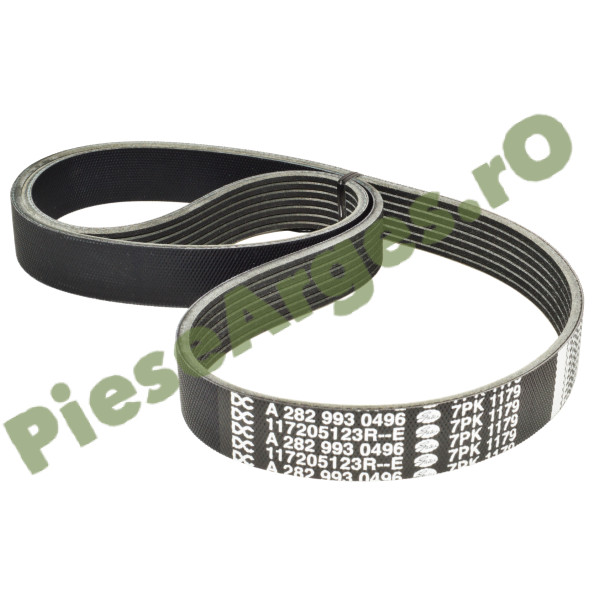 Curea Elastica Accesorii (Transmisie) Motor 1.3TCe, DUSTER 2, MEGANE 4, JOGGER, Originala Renault 117205123R Curea Elastica Accesorii (Transmisie) Motor 1.3TCe, DUSTER 2, MEGANE 4, JOGGER, Originala Renault 117205123R