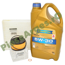 Pachet "PRIMA REVIZIE" LOGAN 3, DUSTER 3, SANDERO 3, JOGGER 1.0TCe sau 1.0TCe ECO-G, Ulei RAVENOL RN17 Filtru Ulei Si Polen Renault Pachet "PRIMA REVIZIE" LOGAN 3, DUSTER 3, SANDERO 3, JOGGER 1.0TCe sau 1.0TCe ECO-G, Ulei RAVENOL RN17 Filtru Ulei Si Polen Renault