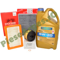 KIT Revizie LOGAN 3, SANDERO 3, JOGGER, 1.0TCe, RAVENOL 5w30 RN17 Si Filtre RENAULT Si STOCKER Carbon Activ KIT Revizie LOGAN 3, SANDERO 3, JOGGER, 1.0TCe, RAVENOL 5w30 RN17 Si Filtre RENAULT Si STOCKER Carbon Activ