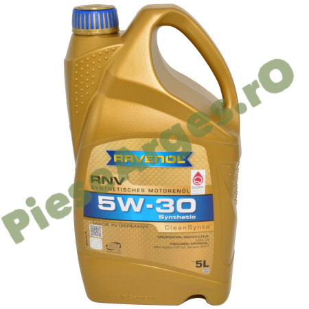 Ulei Motor RAVENOL RNV 5W-30 RN17 CleanSynto pentru Renault și Dacia