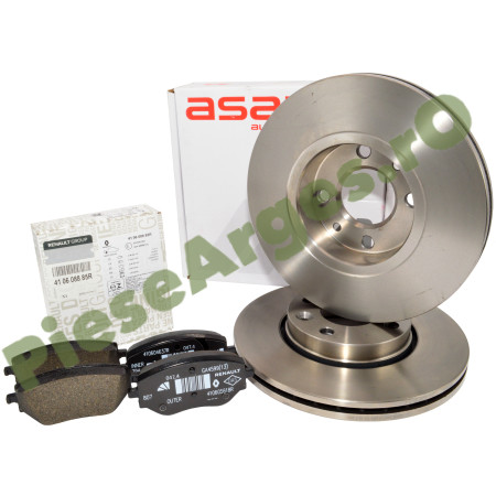 Pachet Placute si Discuri Frana LOGAN 3, SANDERO 3, JOGGER, RENAULT 410608885R + ASAM 55751