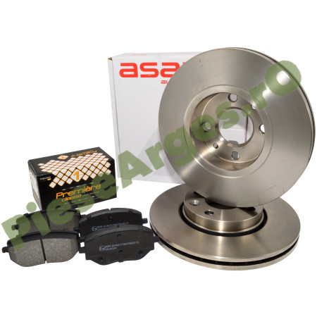 Pachet Placute si Discuri Frana LOGAN 3, SANDERO 3, JOGGER, Première Classe FPF.580 + ASAM 55751