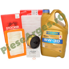 KIT Revizie LOGAN 3, SANDERO 3, JOGGER, 1.0TCe, RAVENOL 5w30 RN17 Si Filtre RENAULT Si STOCKER KIT Revizie LOGAN 3, SANDERO 3, JOGGER, 1.0TCe, RAVENOL 5w30 RN17 Si Filtre RENAULT Si STOCKER