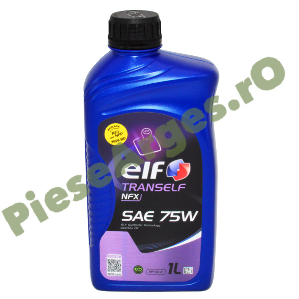 Ulei Cutie Viteze ELF TRANSEFL NFX 75W, LOGAN 3, SANDERO 3, DUSTER 2, LOGAN 2, LOGAN 1, DOKKER, LODGY Ulei Cutie Viteze ELF TRANSEFL NFX 75W, LOGAN 3, SANDERO 3, DUSTER 2, LOGAN 2, LOGAN 1, DOKKER, LODGY