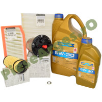 Pachet Revizie 1.5dCi Cu AdBlue®, DUSTER 2, LOGAN 2, DOKKER, Ulei RAVENOL RN17 5w30 si Fitre Renault 1111114-005-01-999