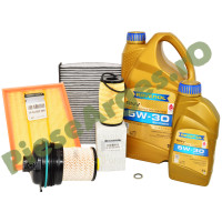 Pachet Revizie MEGANE 4, TALISMAN, SCENIC 4, 1.5dCi Cu AdBlue®, Ravenol RN17 Si Filtre Originale Renault