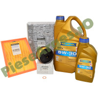 Pachet Revizie Renault Megane 4, Talisman, Scenic 4 1.3 TCe, Ulei Ravenol RNV și Filtre Originale