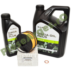 Pachet „PRIMA REVIZIE” 1.0 TCe / ECO-G LOGAN 3, SANDERO 3, DUSTER 2, JOGGER, Ulei Dacia Oil Plus 5W30 RN17 + Filtru Ulei Renault Pachet „PRIMA REVIZIE” 1.0 TCe / ECO-G LOGAN 3, SANDERO 3, DUSTER 2, JOGGER, Ulei Dacia Oil Plus 5W30 RN17 + Filtru Ulei Renault