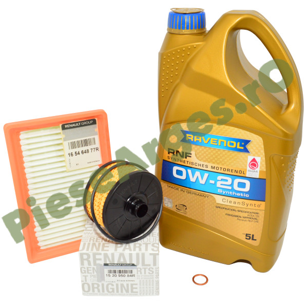 Pachet Revizie 1.0 TCe 2024+ LOGAN 3, SANDERO 3, JOGGER, Ulei RAVENOL RNF 0W20 RN17FE + Filtre Renault Pachet Revizie 1.0 TCe 2024+ LOGAN 3, SANDERO 3, JOGGER, Ulei RAVENOL RNF 0W20 RN17FE + Filtre Renault
