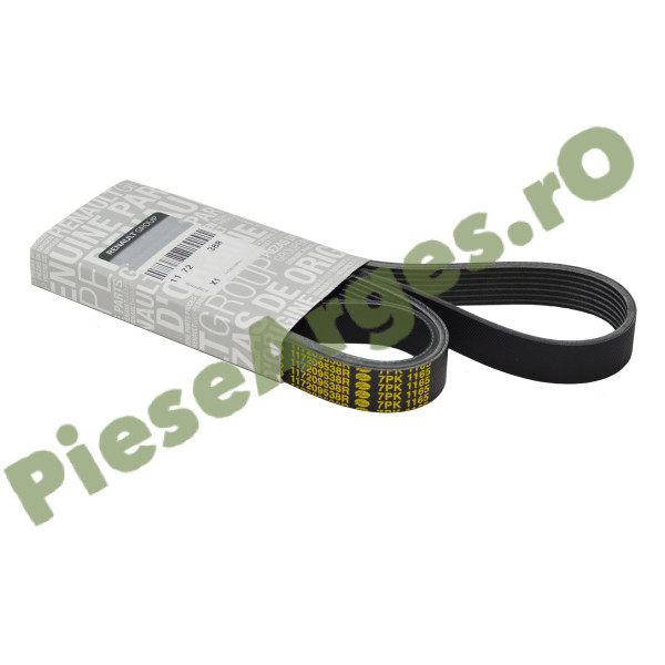 Curea Elastica Accesorii (Transmisie) Motor 1.0TCe, LOGAN 3, SANDERO 3, DUSTER 3, DUSTER 2, JOGGER, Originala Renault 117209538R
