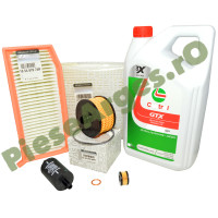 Pachet Revizie LOGAN 2 / SANDERO 2 0.9 TCe cu GPL, Filtre Renault + Ulei Castrol 5W30 RN17