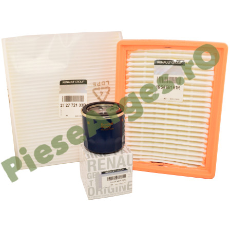 Pachet Filtre Revizie BiGster 1.8 Hybrid, Original Renault, 165466161R + 152085739R + 272772133R Pachet Filtre Revizie BiGster 1.8 Hybrid, Original Renault, 165466161R + 152085739R + 272772133R