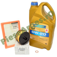 Pachet Revizie Bigster, Duster 3 1.2 TCe (1199 cmc), Ravenol 0W20 RN17FE + Filtre Renault Pachet Revizie Bigster, Duster 3 1.2 TCe (1199 cmc), Ravenol 0W20 RN17FE + Filtre Renault