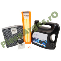 Pachet Revizie Logan 2, Sandero 2 1.2 16Valve, Dacia Oil 5W30 + Filtre Renault