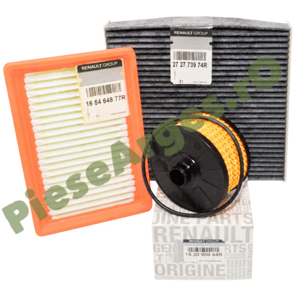 Pachet Filtre Revizie Logan 3, Sandero 3, Jogger 1.0 TCe / ECO-G 100, Original Renault Pachet Filtre Revizie Logan 3, Sandero 3, Jogger 1.0 TCe / ECO-G 100, Original Renault