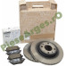Pachet Placute si Discuri Frana LOGAN 3, SANDERO 3, JOGGER, Originale Renault 410608885R + 402060405R (fost 402062650R)